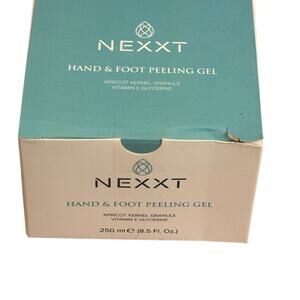 Nexxt Hand &‎ Foot Peeling Gel Apricot Vitamin E Glycerin 8.5 fl oz